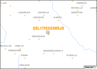 map of Salitre de Abajo