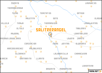 map of Salitre Rangel