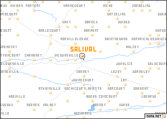 map of Salival