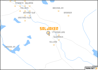 map of Säljåker