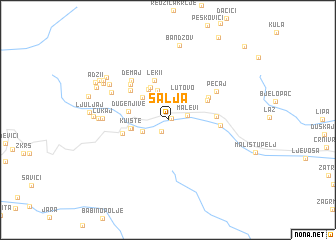 map of Šalja