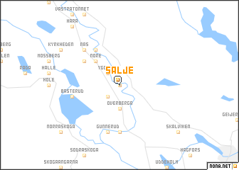 map of Sälje