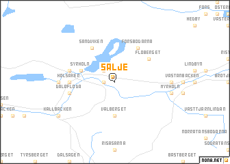 map of Sälje