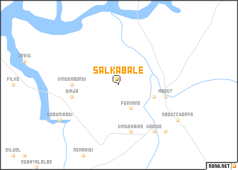 map of Salka Balé