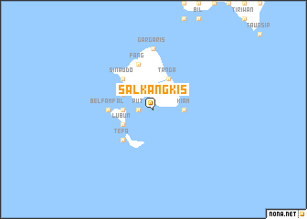 map of Salkangkis
