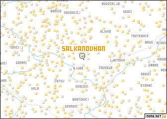 map of Salkanov Han