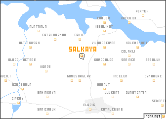 map of Salkaya