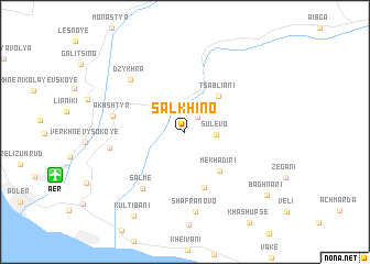 map of Salkhino