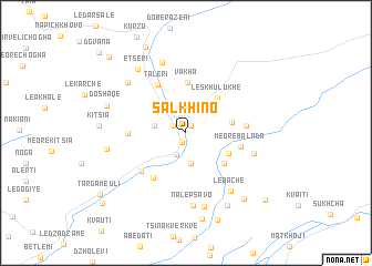 map of Salkhino