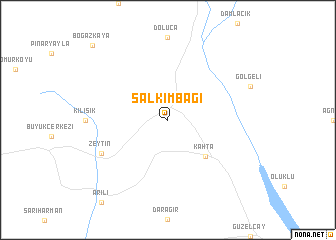 map of Salkımbağı