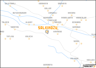 map of Salkımözü