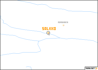 map of Salkko