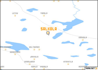 map of Salkola