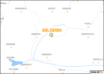 map of Salkonak