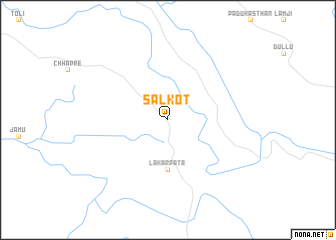 map of Sālkot