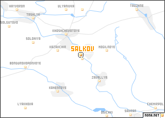 map of Salʼkov