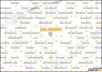 map of Salksdorf