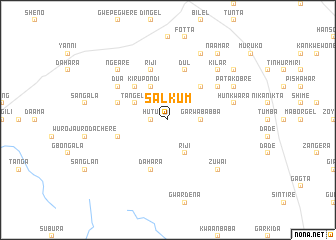 map of Salkum