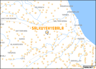 map of Sālkūyeh-ye Bālā