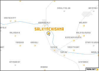 map of Salkyn Chishma