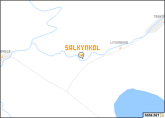map of Salkynkolʼ