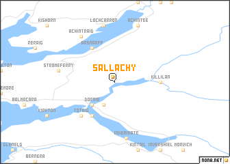 map of Sallachy