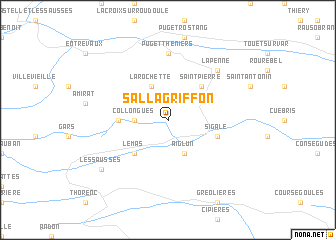 map of Sallagriffon