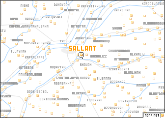 map of Sallant