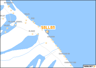 map of Şallān