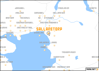 map of Sållaretorp