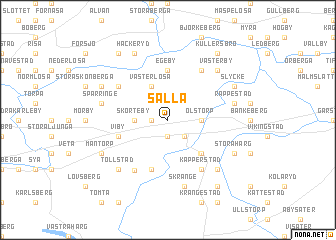 map of Sålla