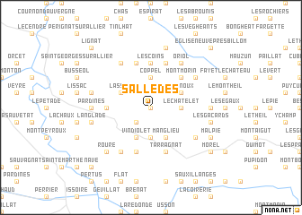 map of Sallèdes