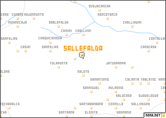 map of Salle Falda