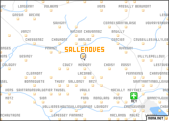 map of Sallenôves