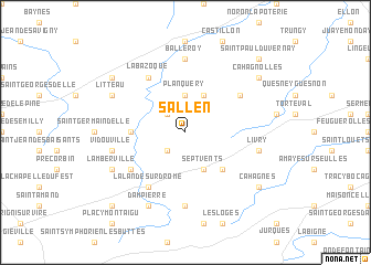 map of Sallen