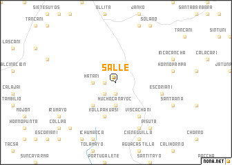 map of Salle