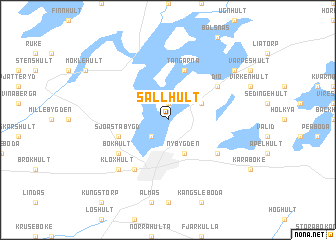 map of Sällhult