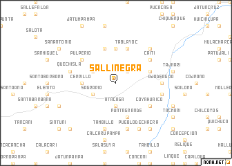 map of Salli Negra