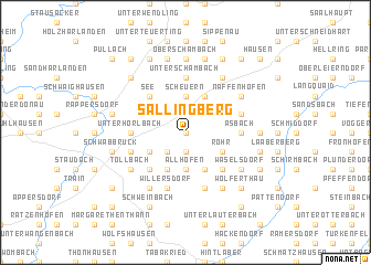 map of Sallingberg