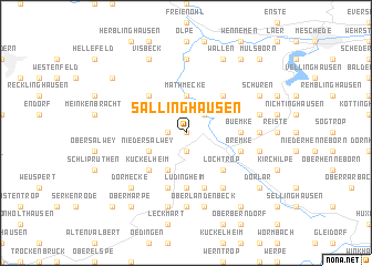 map of Sallinghausen
