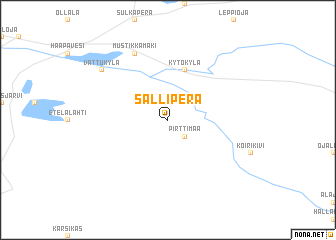 map of Salliperä