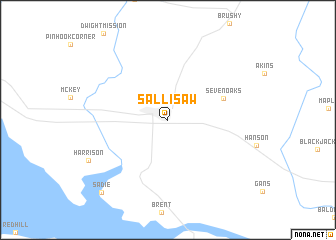 map of Sallisaw