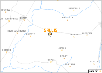 map of Sallis