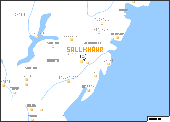 map of Sall Khawr