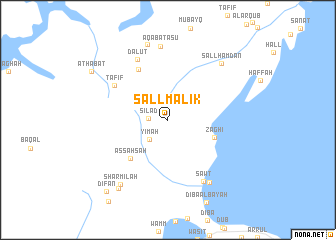 map of Sall Mālik