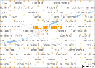 map of Sallmannsberg