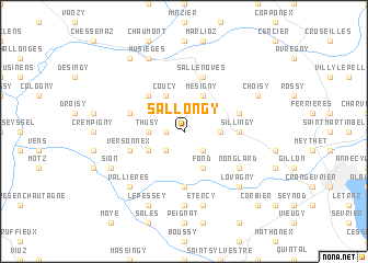 map of Sallongy