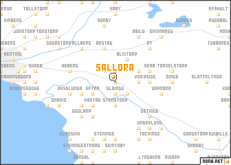 map of Sällora