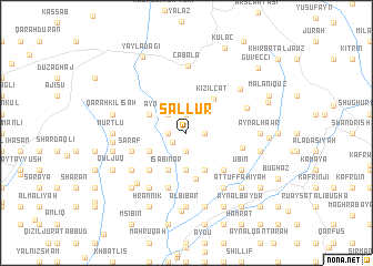 map of Sallūr