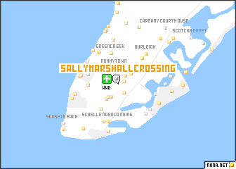 map of Sally Marshall Crossing